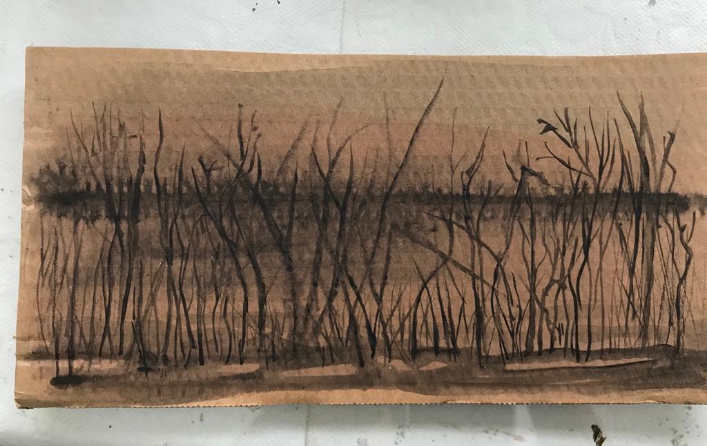 Hülya Küpçüoğlu Karton Mürekkep 16x28 4