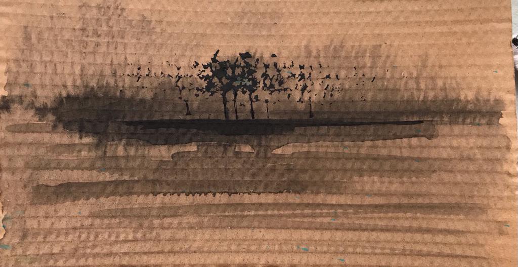 Hülya Küpçüoğlu Karton Mürekkep 16x28 5
