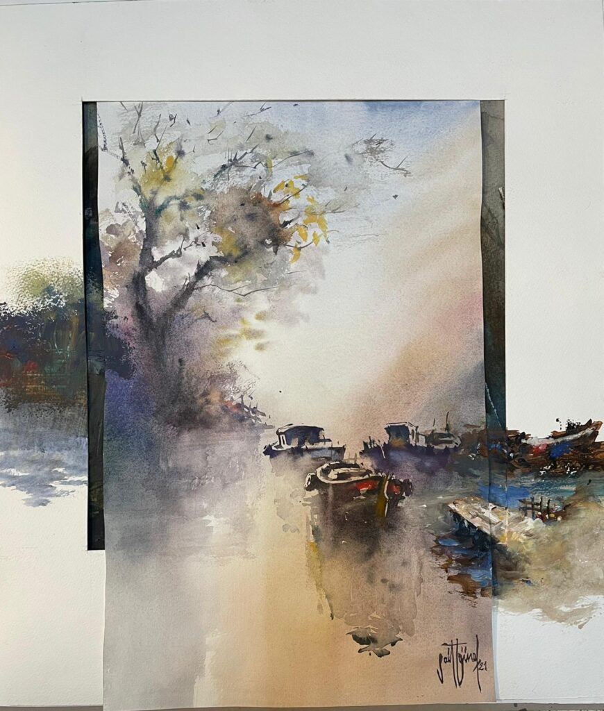 Sait Günel Kağit Suluboya 55x48 1