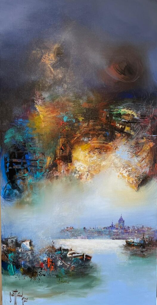 Sait Günel Tual Akrilik 100x50 2