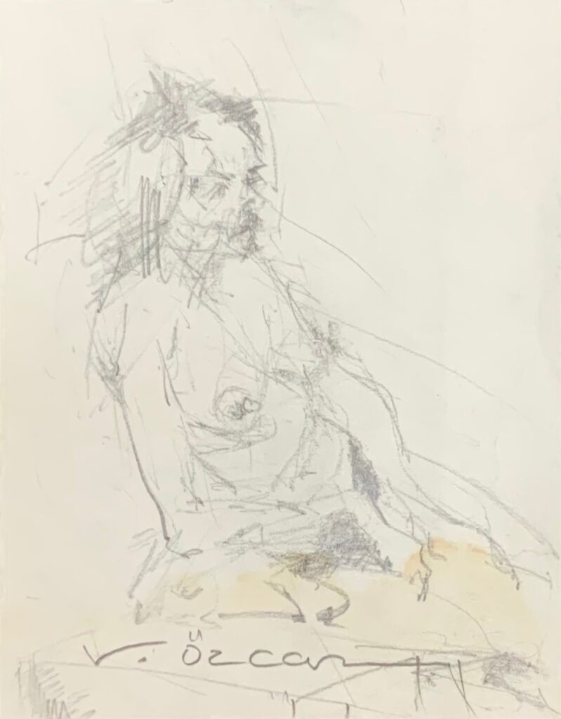 Vedat Özcan Kağit Karakalem 16x12 1