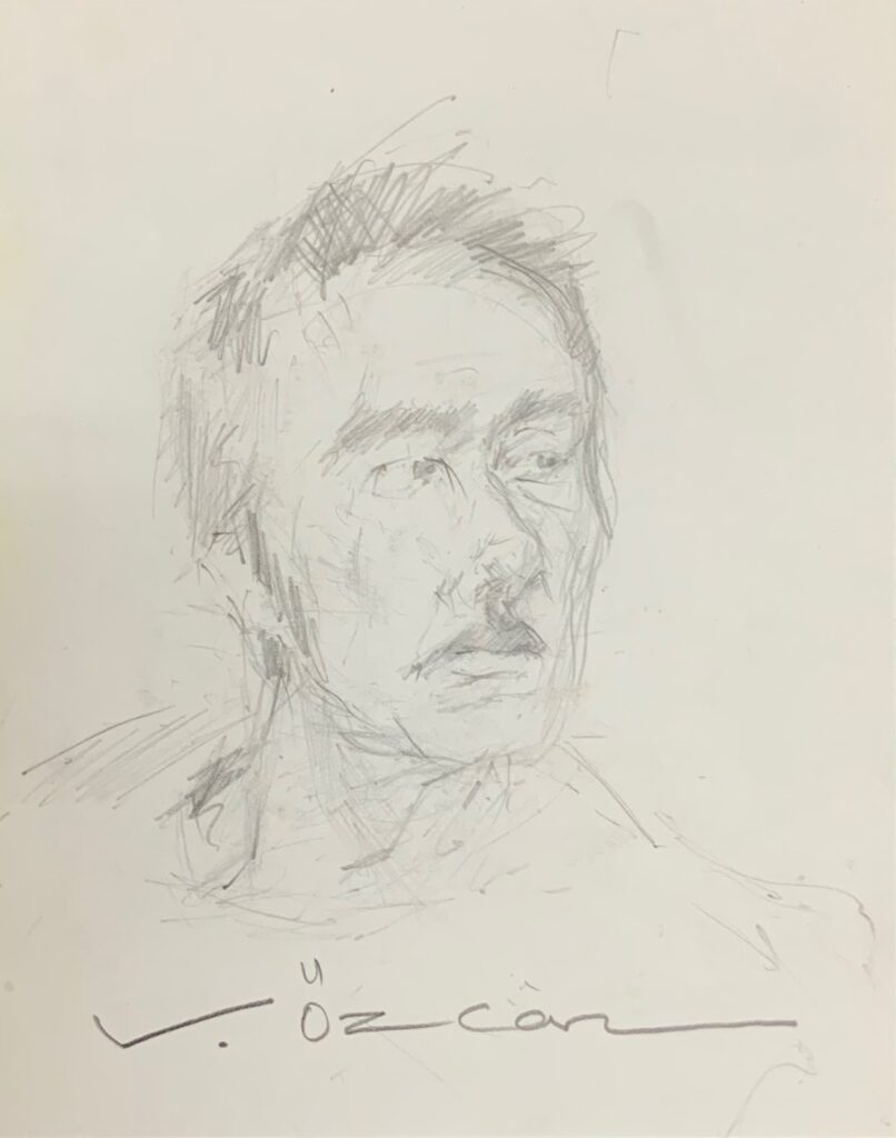 Vedat Özcan Kağit Karakalem 19x15 1