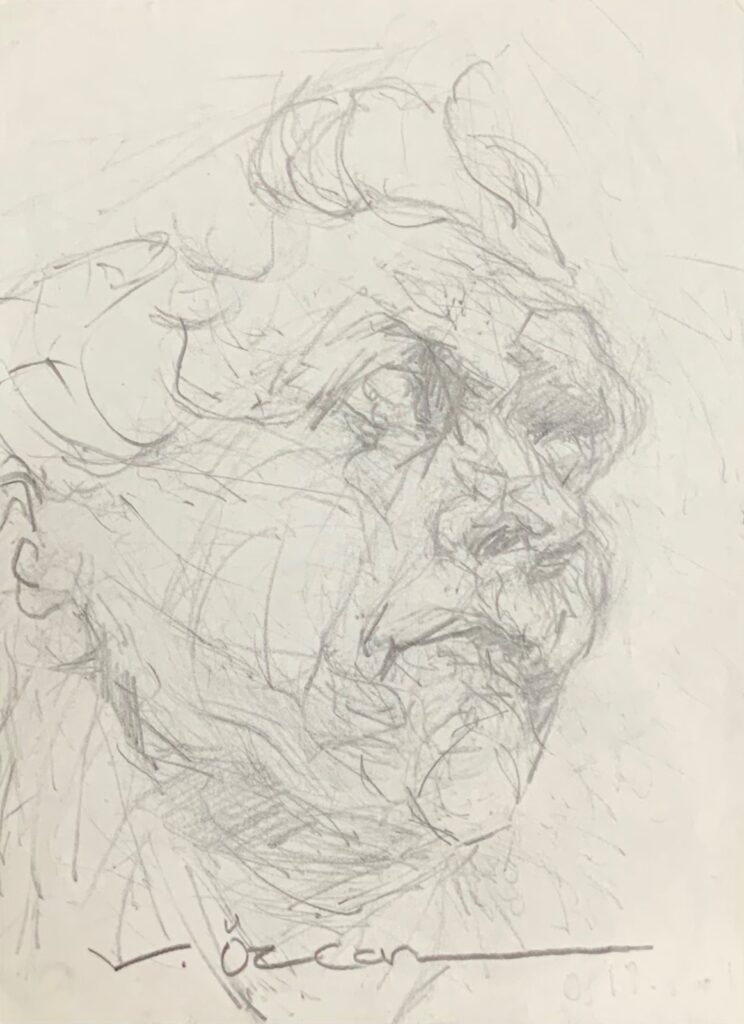 Vedat Özcan Kağit Karakalem 20x15 1