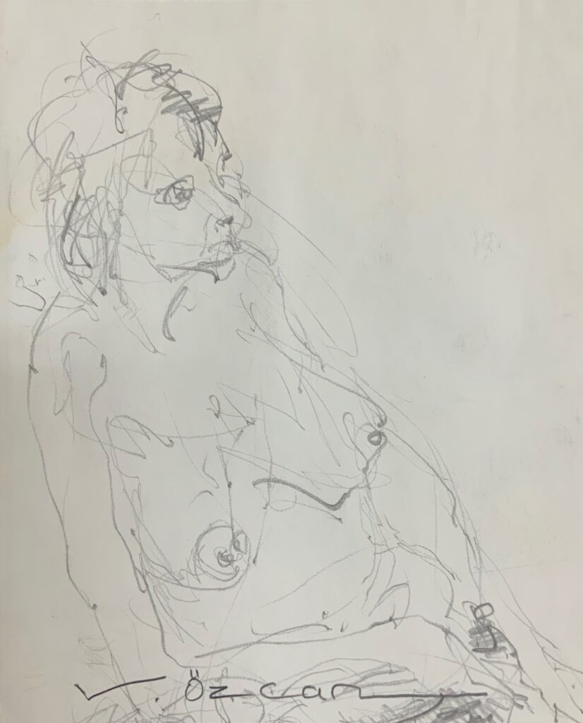 Vedat Özcan Kağit Karakalem 21x17 1