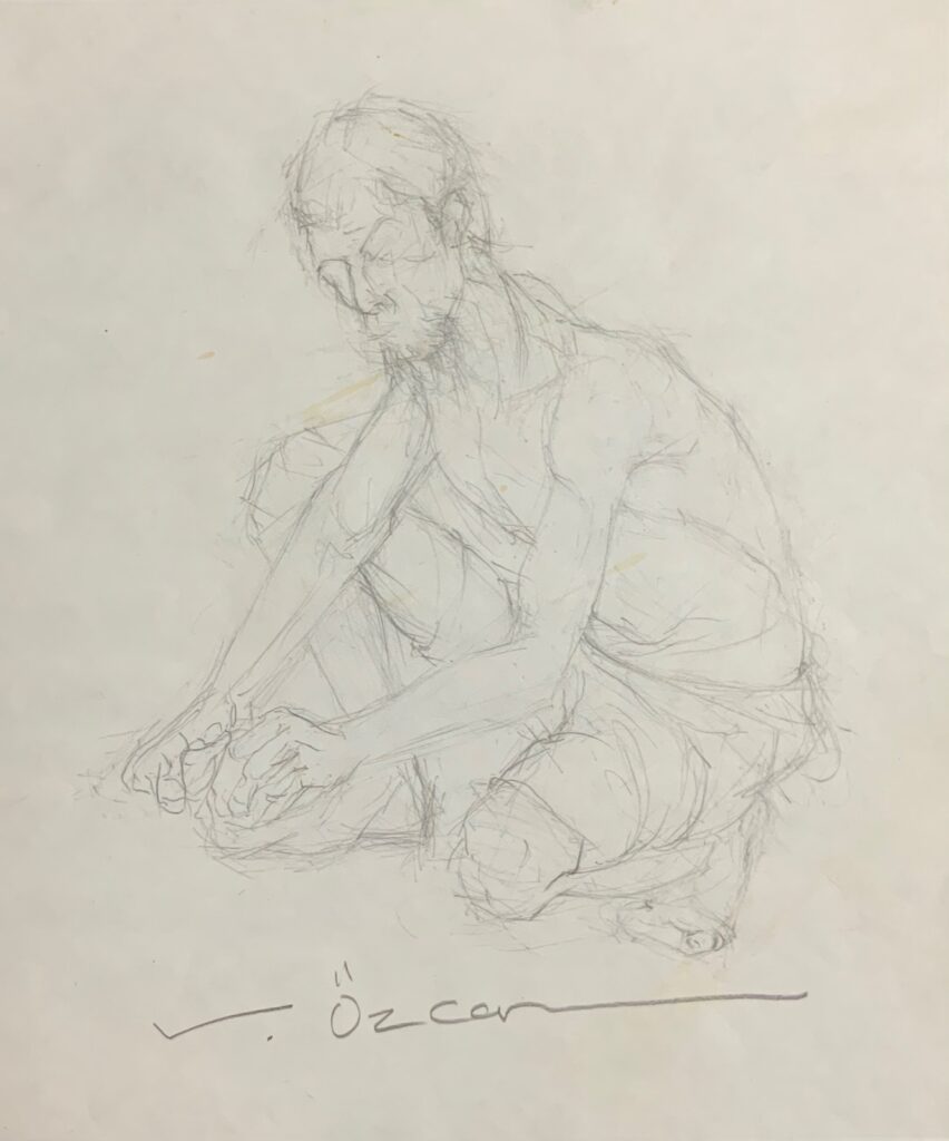 Vedat Özcan Kağit Karakalem 22x26 1