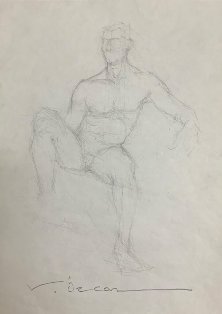 Vedat Özcan Kağit Karakalem 33x24 1