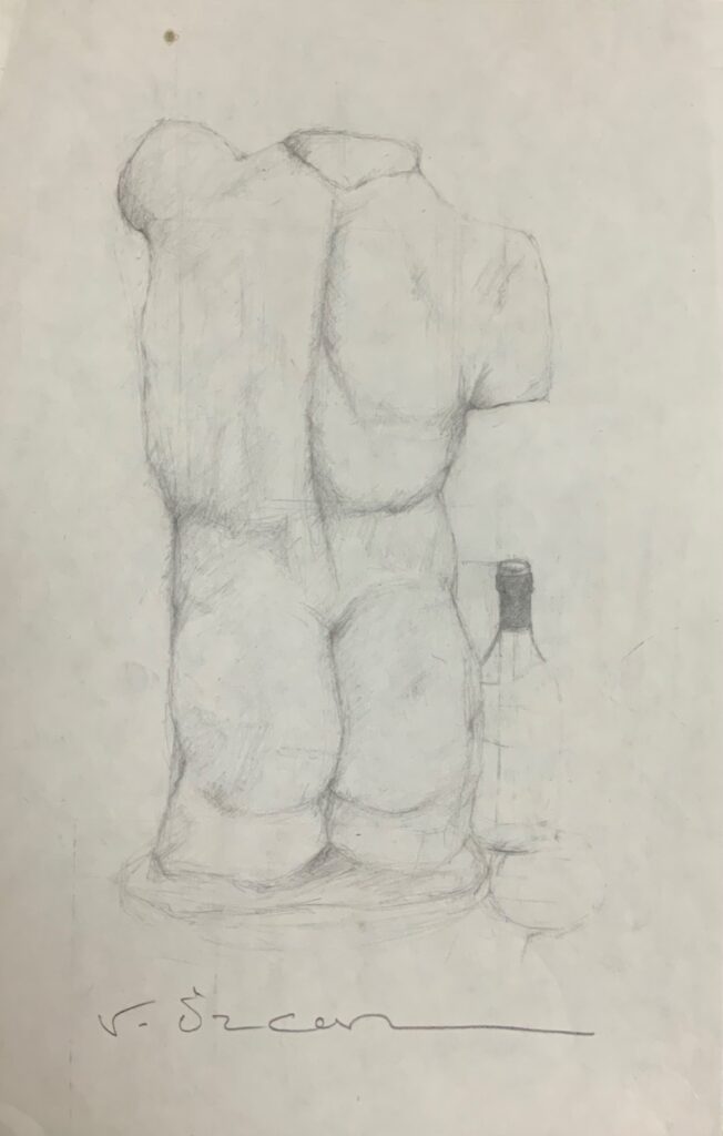 Vedat Özcan Kağit Karakalem 38x24 1