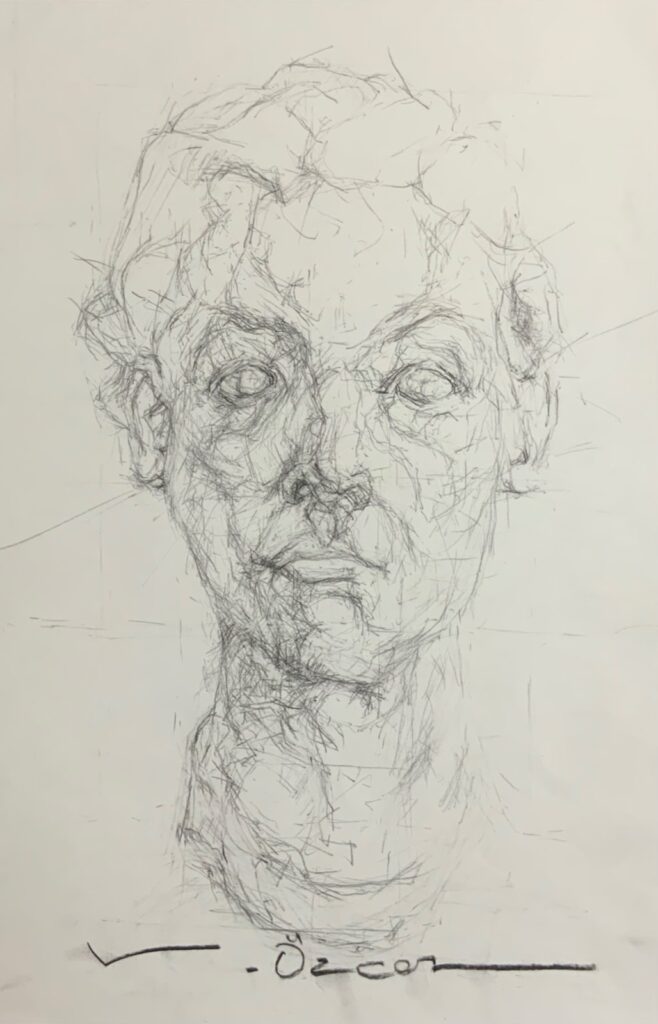 Vedat Özcan Kağit Karakalem 42x27 1