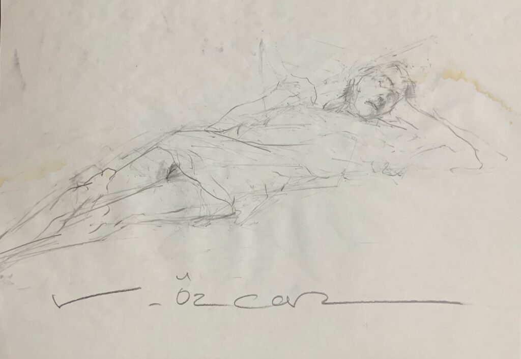 Vedat Özcan Kağit Karakalem 42x30 1