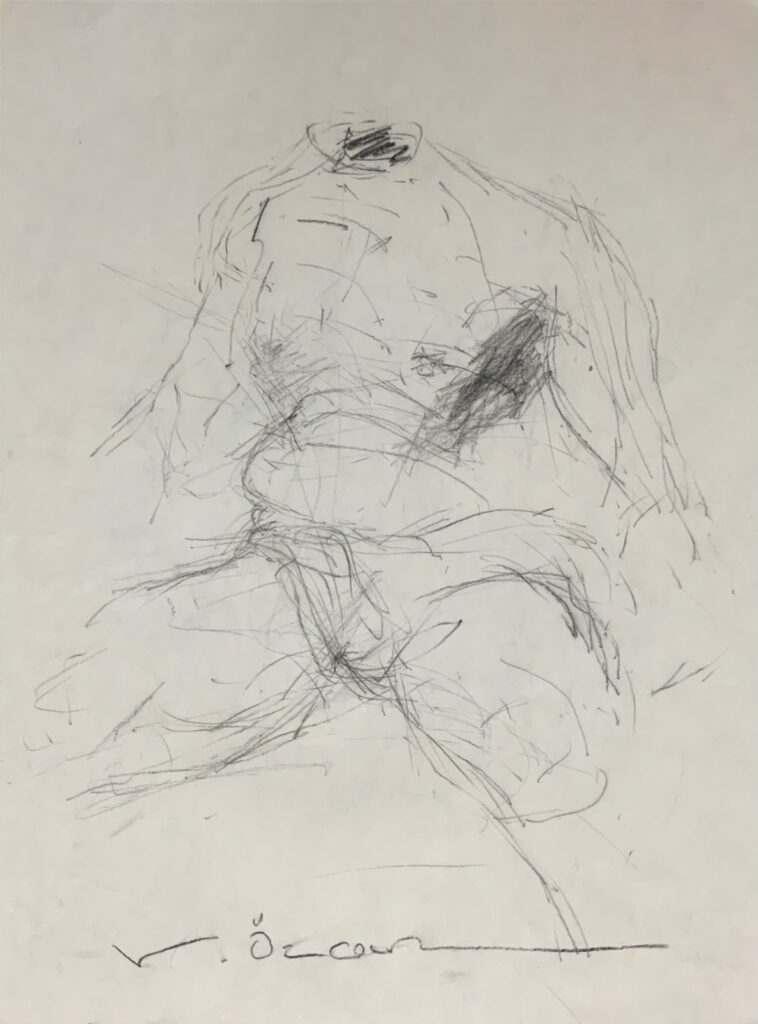 Vedat Özcan Kağit Karakalem 42x32 1