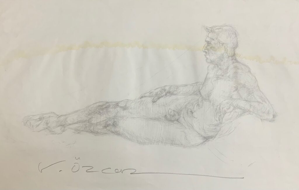 Vedat Özcan Kağit Karakalem 42x65 1