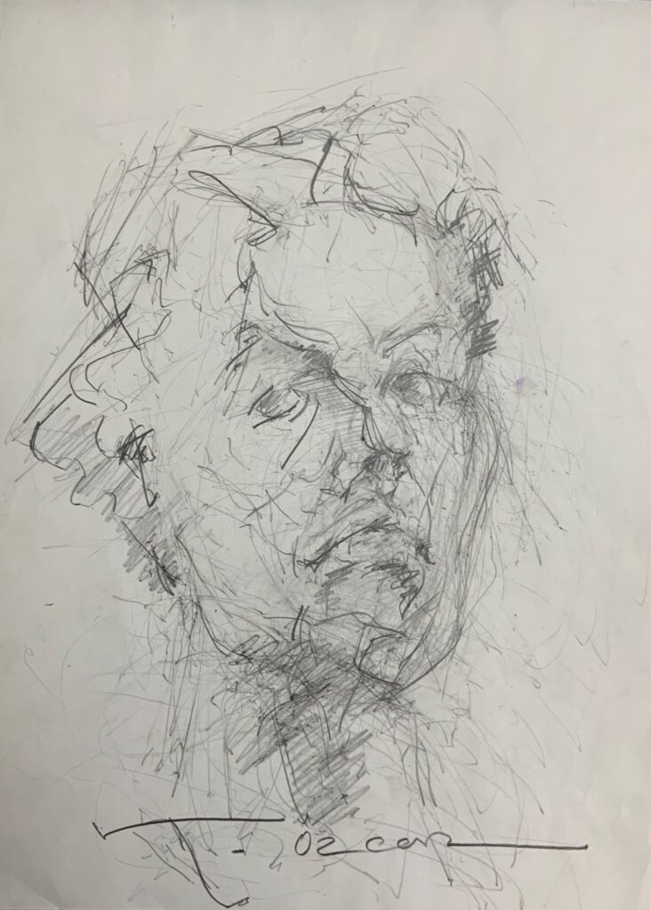 Vedat Özcan Kağit Karakalem 48x35 1