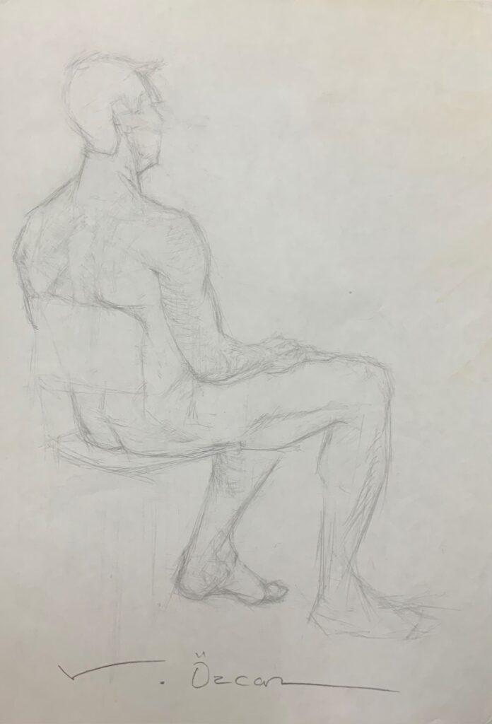 Vedat Özcan Kağit Karakalem 50x35 1