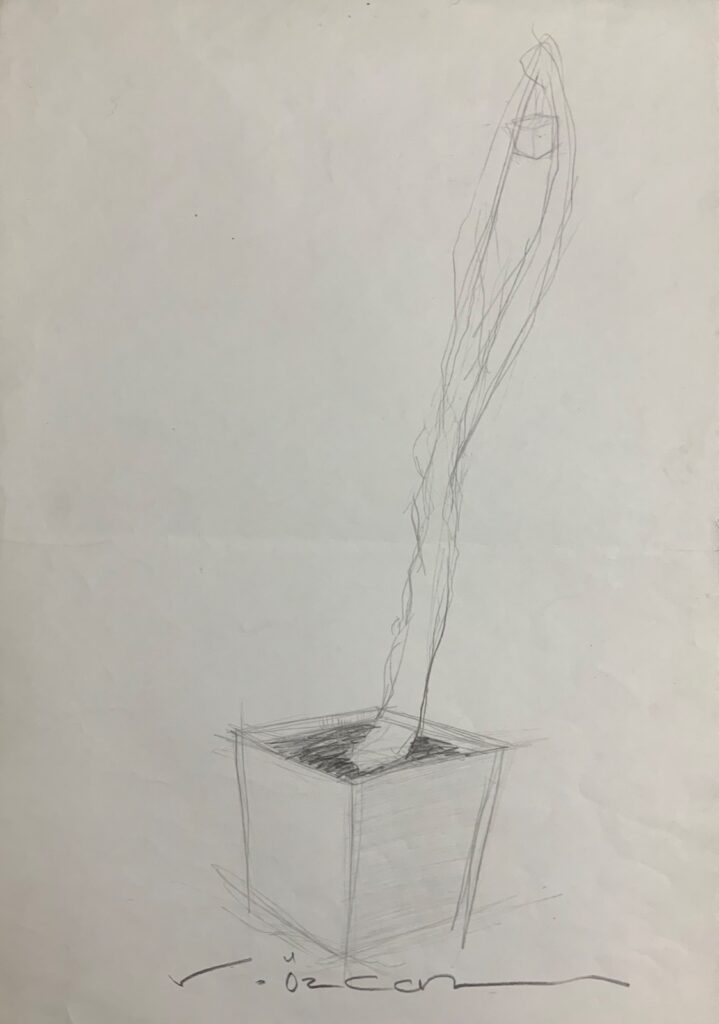 Vedat Özcan Kağit Karakalem 50x35 7