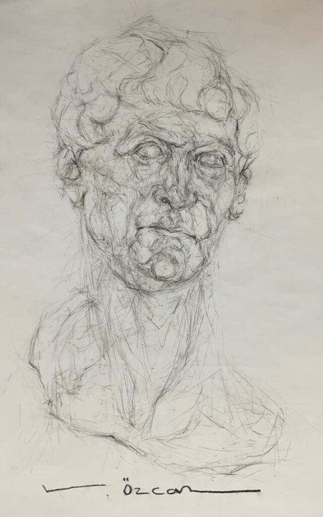 Vedat Özcan Kağit Karakalem 51x32 1