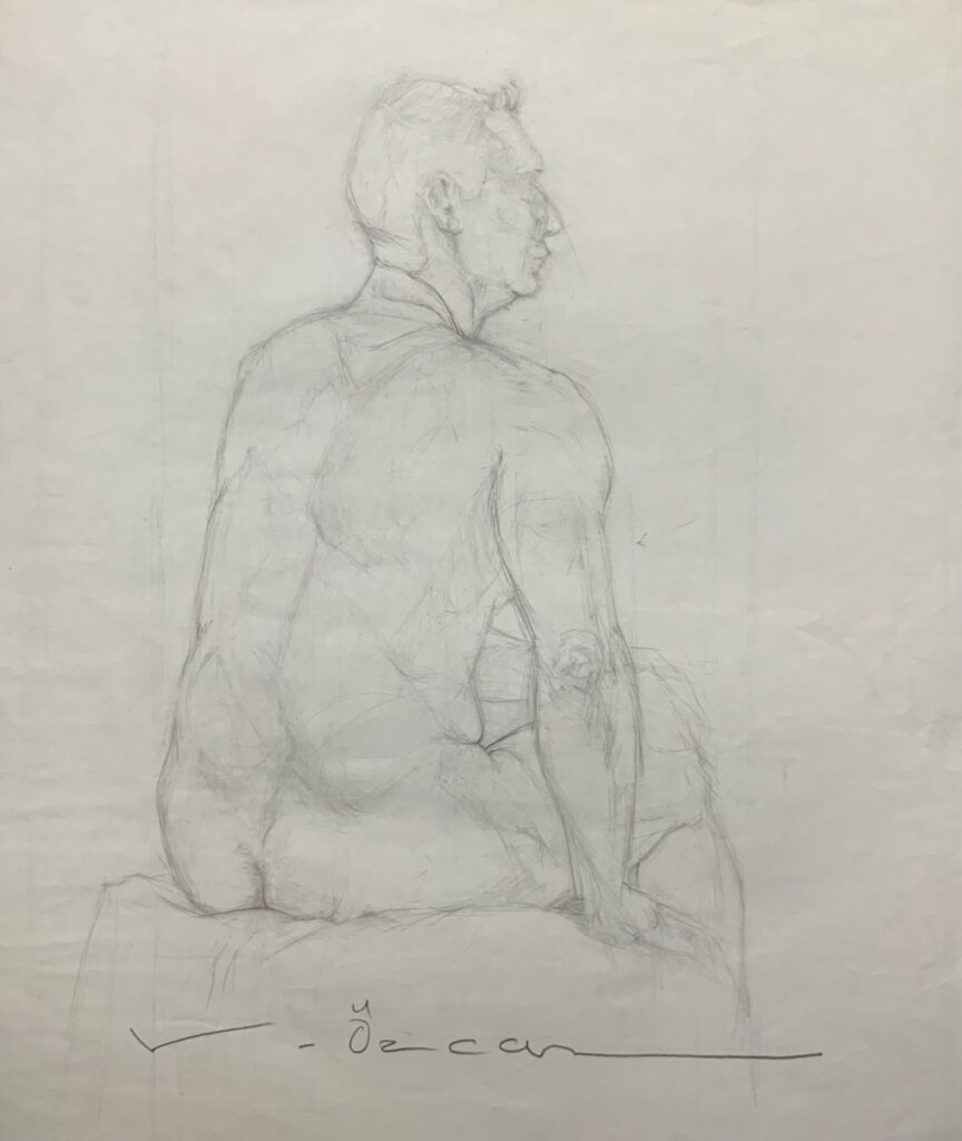 Vedat Özcan Kağit Karakalem 52x44 1
