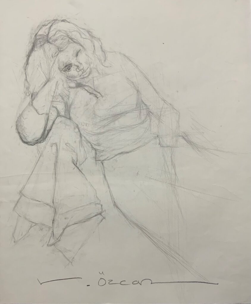 Vedat Özcan Kağit Karakalem 52x46 1