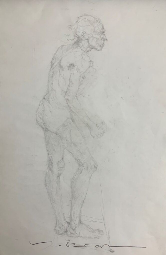 Vedat Özcan Kağit Karakalem 60x39 1