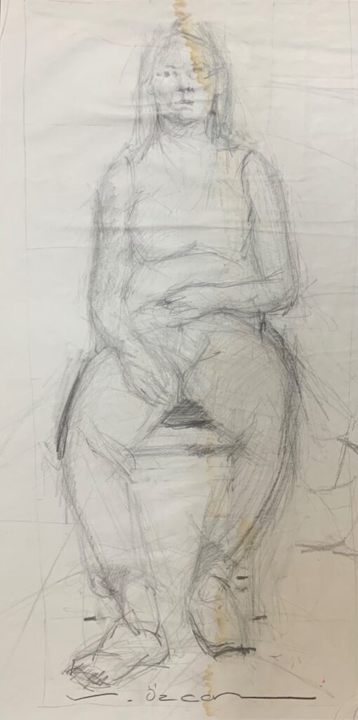 Vedat Özcan Kağit Karakalem 61x31 1