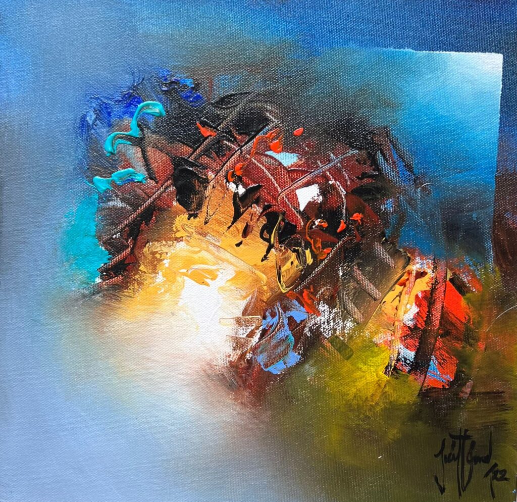 Sait Günel Tual Akrilik 30×30-14