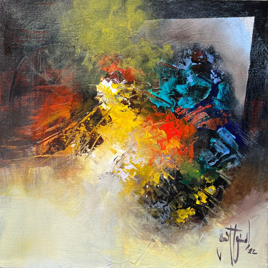 Sait Günel Tual Akrilik 30×30-19