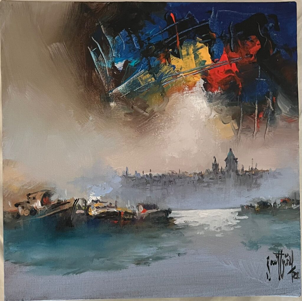 Sait Günel Tual Akrilik 30×30-2