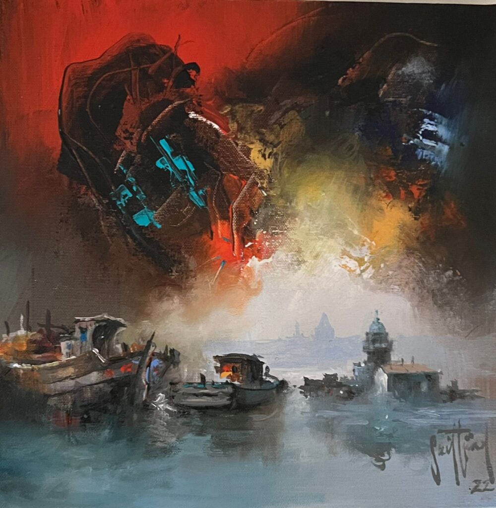 Sait Günel Tual Akrilik 30×30-7
