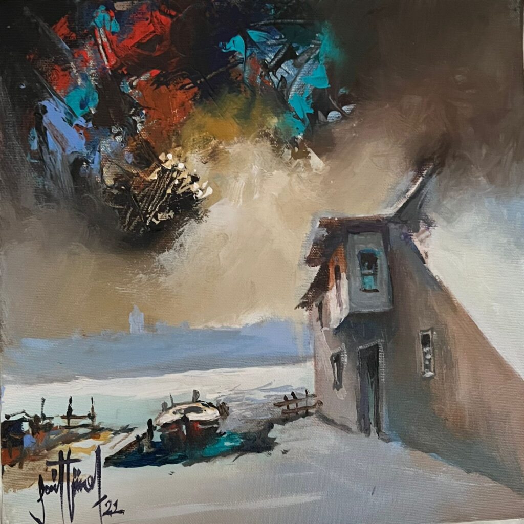 Sait Günel Tual Akrilik 30×30-8