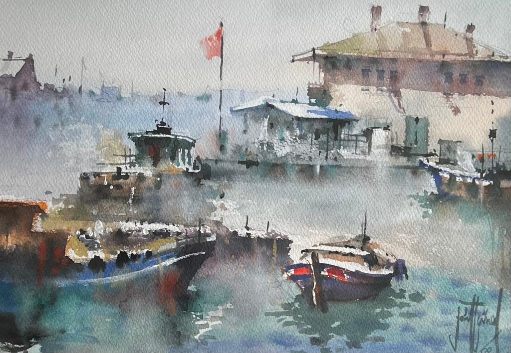 Sait Güneş Kağıt Suluboya 23×33-3