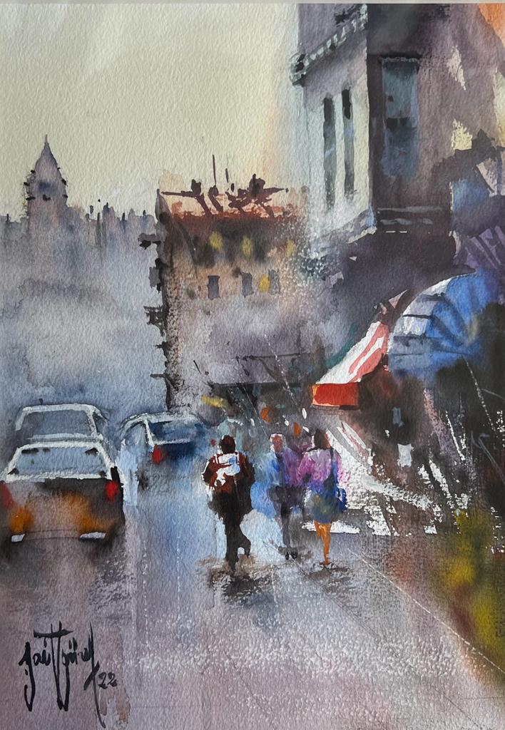 Sait Güneş Kağıt Suluboya 33×23-11
