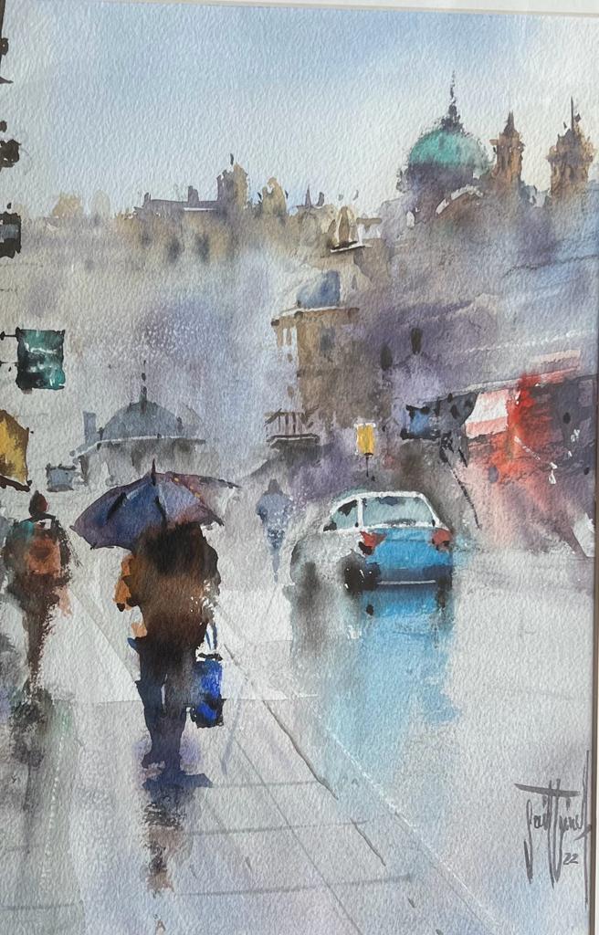 Sait Güneş Kağıt Suluboya 33×23-12