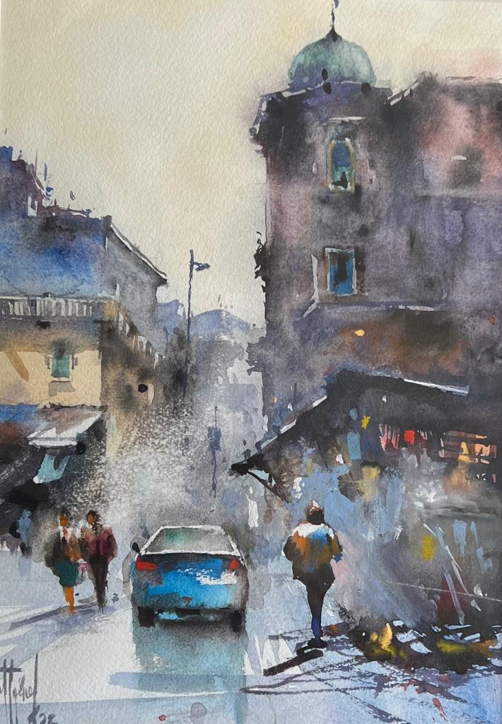 Sait Güneş Kağıt Suluboya 33×23-13