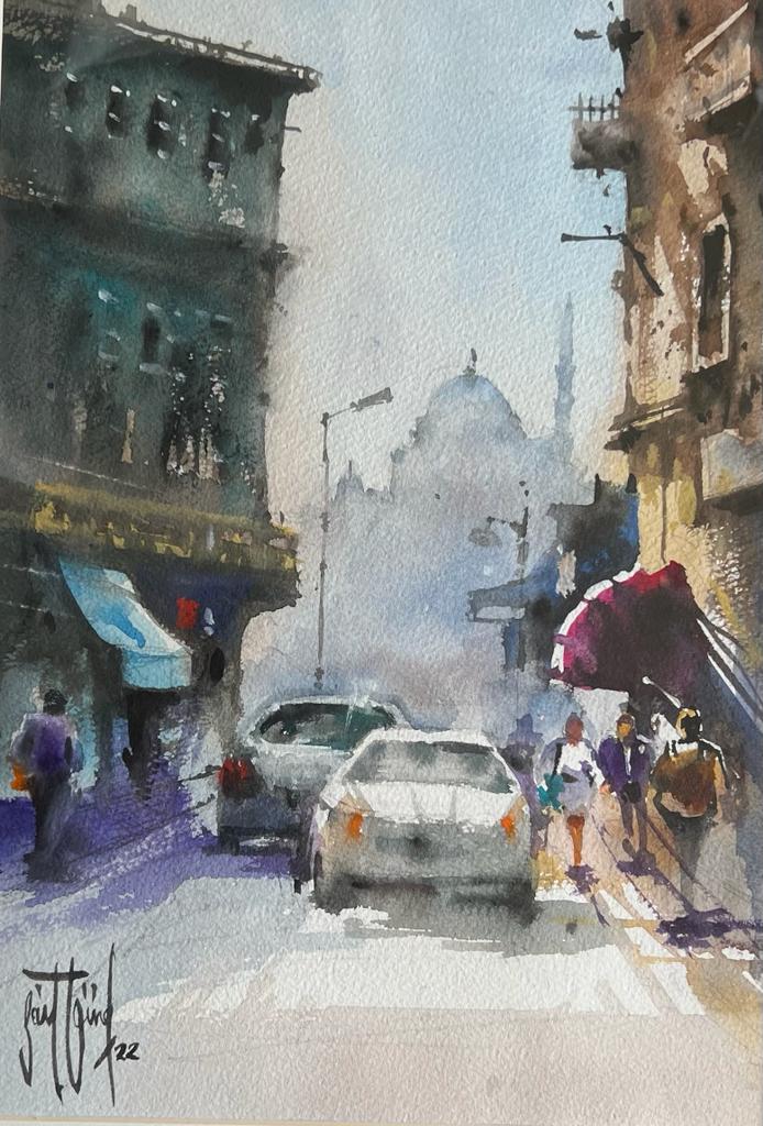 Sait Güneş Kağıt Suluboya 33×23-9