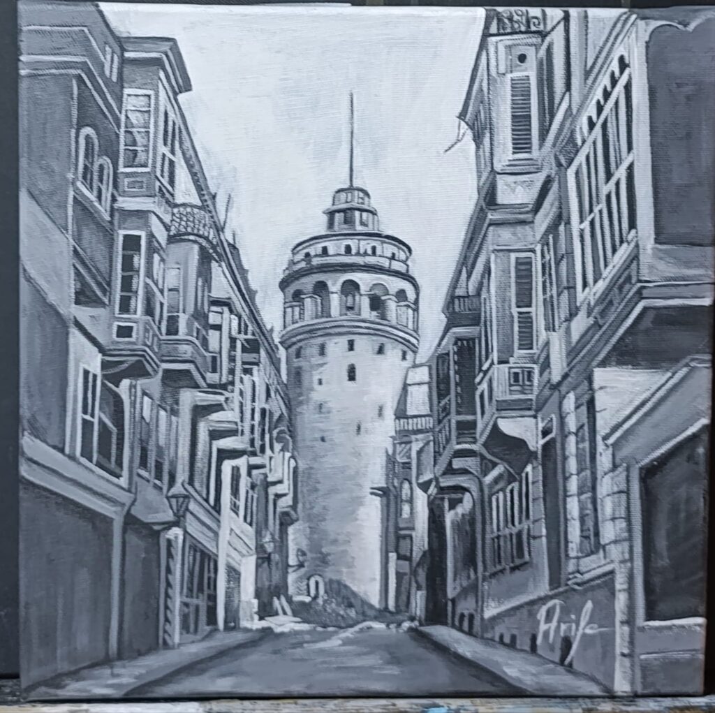 Arife Düz Tual Akrilik 30×30