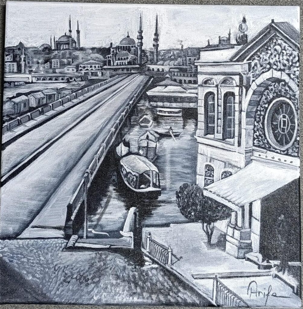 Arife Düz Tual Akrilik 30×30