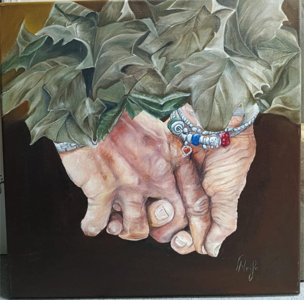 Arife Düz Tual Yağlıboya 50×50