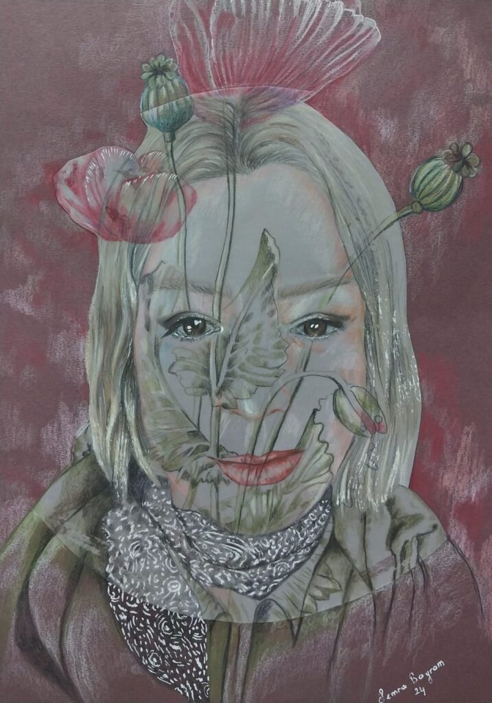 Semra Bayram Kağıt Kuruboya 35×50 (7)