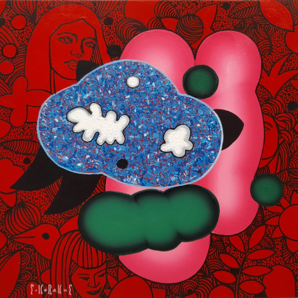 Şükrü Karakuş Tual Akrilik 40×40 (4)