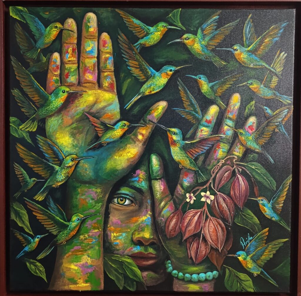 Arife Düz Tual Akrilik 60×60 (1)