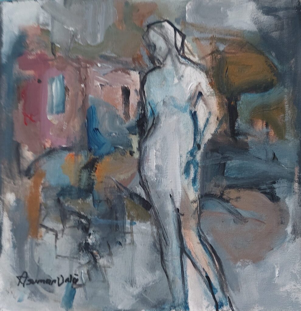 Asuman Ünlü Tual Akrilik 30×30 (1)