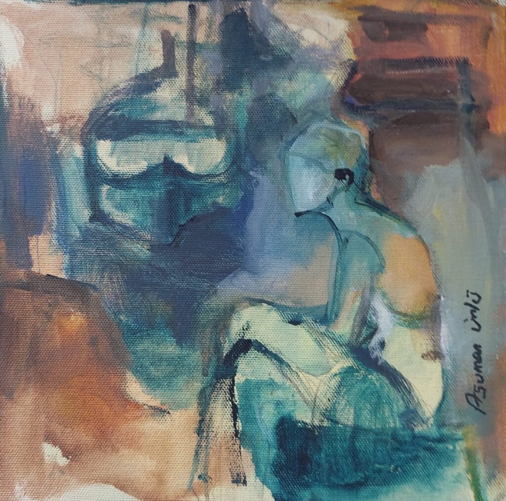 Asuman Ünlü Tual Akrilik 30×30 (3)