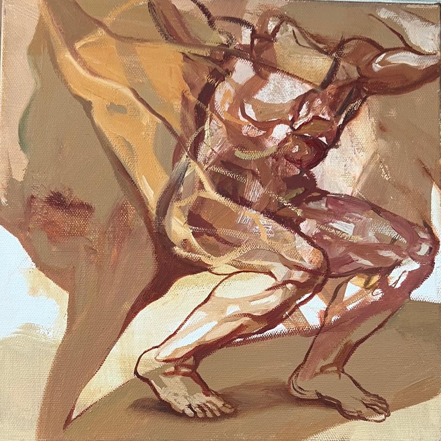 Sema Maşkılı Tual Yağlıboya 25×25 (10)