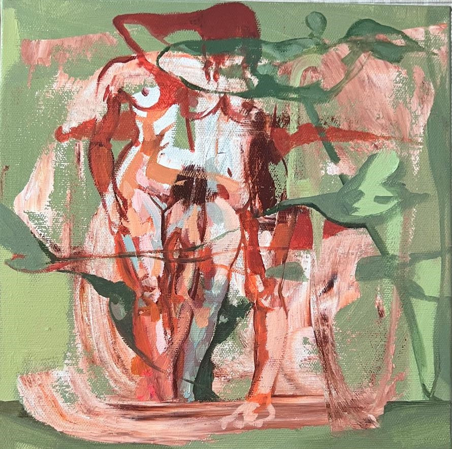 Sema Maşkılı Tual Yağlıboya 25×25 (4)