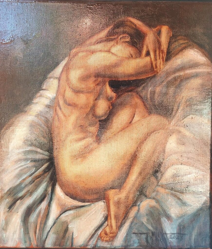 Hasan Mırza Tual Yağlıboya 40×30