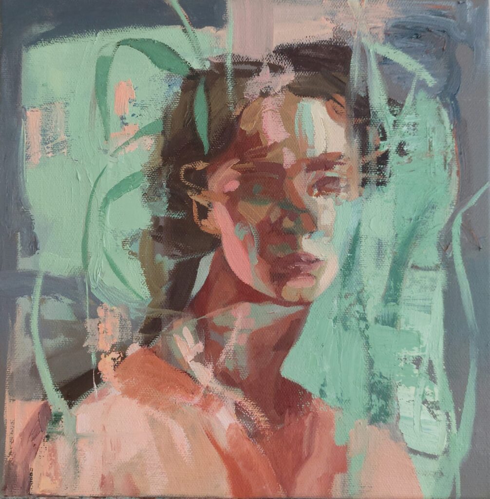 Sema Maşkılı Tual Yağlıboya 25×25 (10)