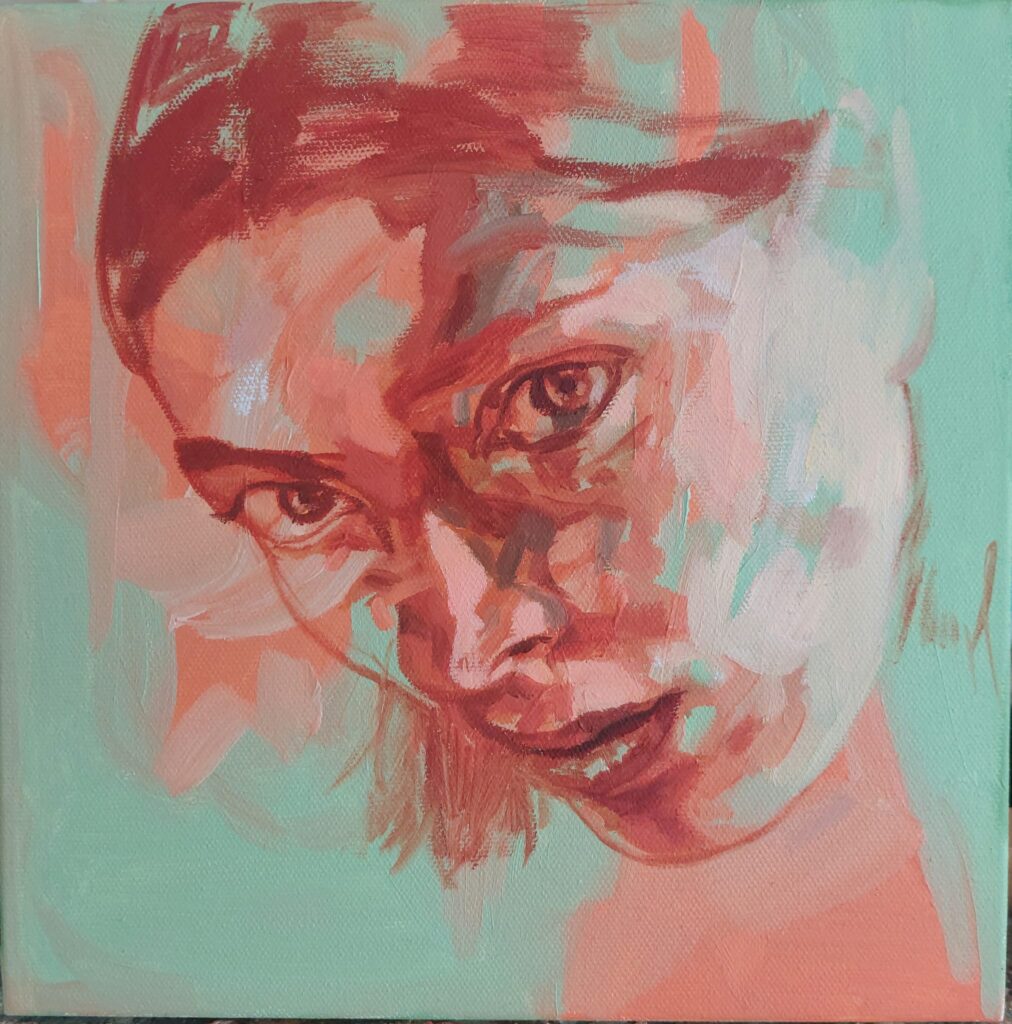 Sema Maşkılı Tual Yağlıboya 25×25 (3)