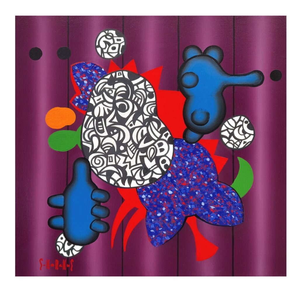 Şükrü Karakuş Tual Akrilik 40×40 (3)