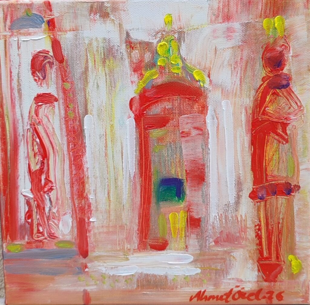 Ahmet Özel Tual Yağlıboya 25×25 (2)