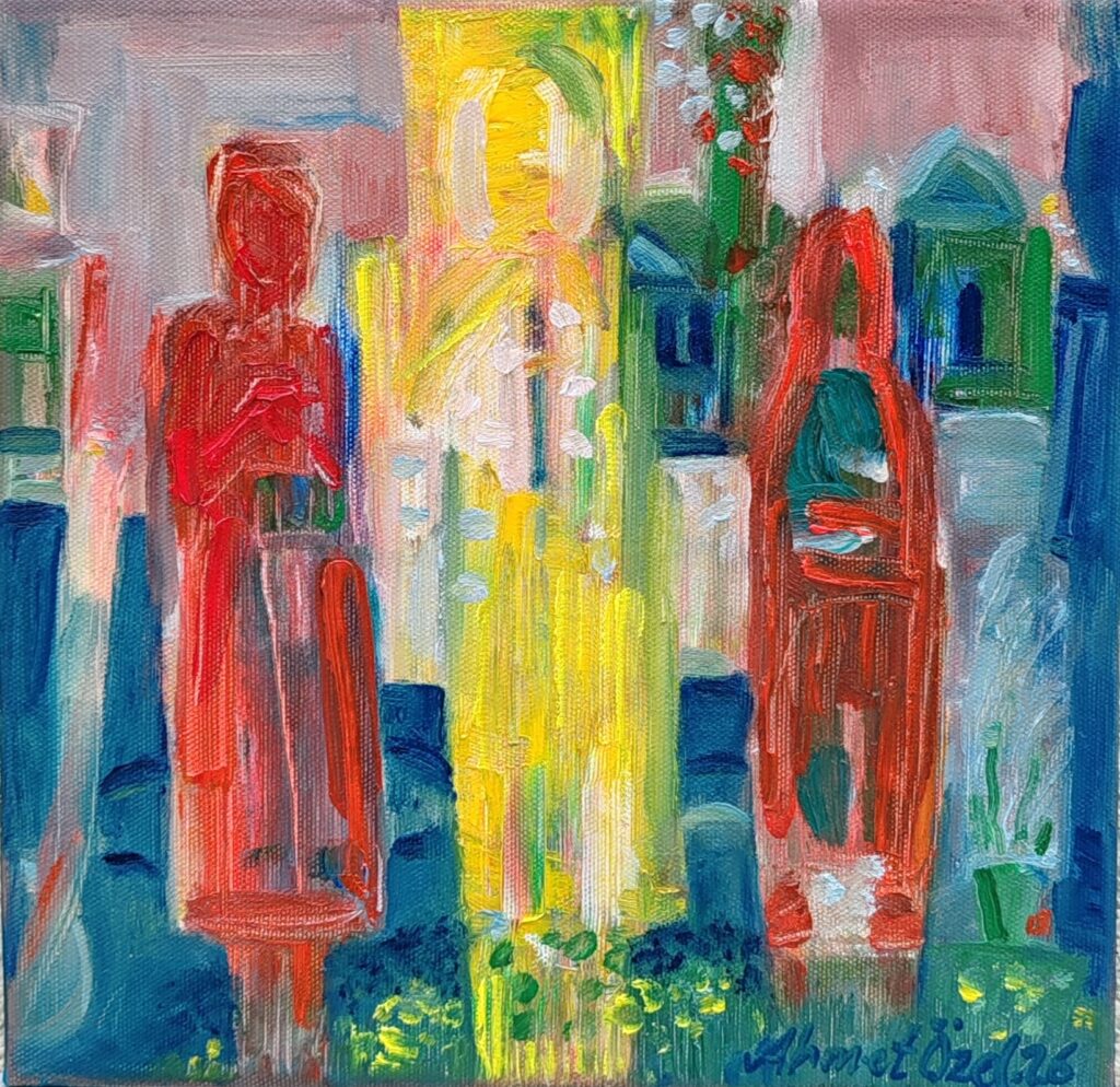 Ahmet Özel Tual Yağlıboya 25×25 (4)