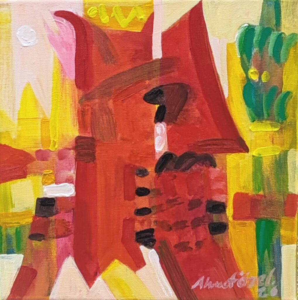 Ahmet Özel Tual Yağlıboya 25×25 (6)